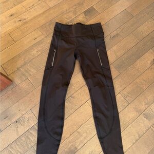 Athleta Rainier Legging Tight Black 8 Tall
